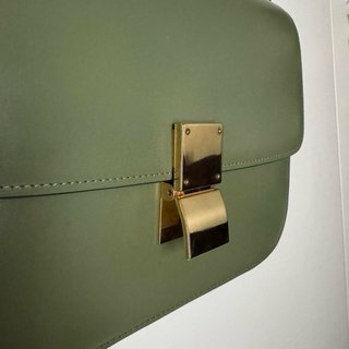 Borsa Celine Pelle Verde Oro