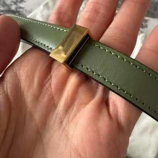 Borsa Celine Pelle Verde Oro