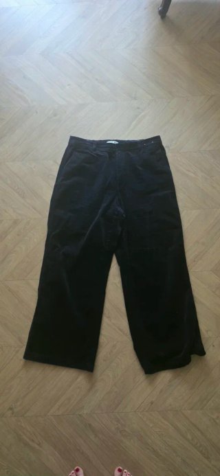 Pantalones pana azul XXL