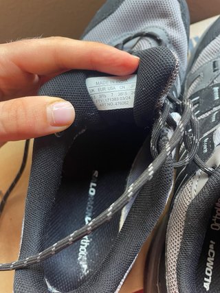 Zapatillas Trekking Salomon Negras/Grises