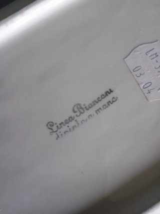 Portaburro ceramica italiana decorata a mano