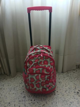 Mochila Ruedas Niña Sandía