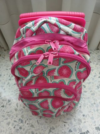 Mochila Ruedas Niña Sandía