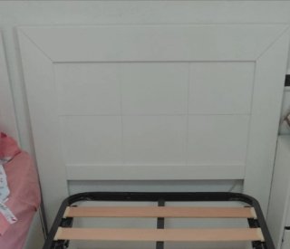 Cabecero Cama Individual Madera Blanco Ikea