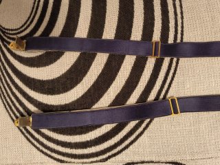 Bretelle uomo blu e grigie