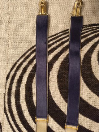 Bretelle uomo blu e grigie