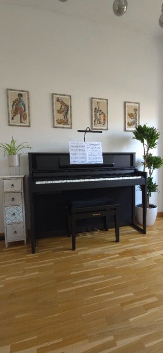 Piano Digital Roland LX-705 CH Negro