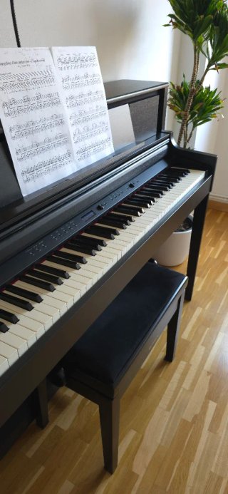 Piano Digital Roland LX-705 CH Negro