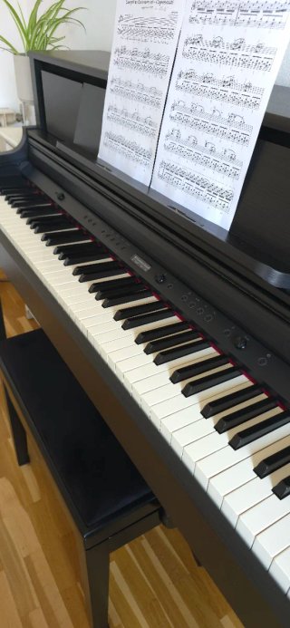 Piano Digital Roland LX-705 CH Negro