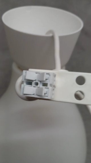 Lámpara de techo blanca