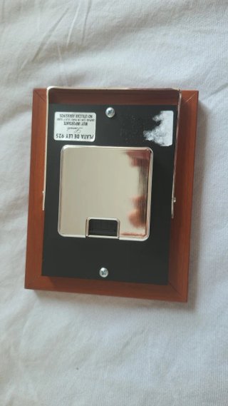 Reloj de sobremesa PLATA DE LEY Cambau