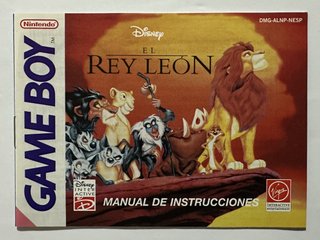 EL REY LEON Game Boy ESP