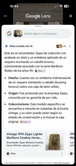 Accendino Zippo USA con design da cowboy