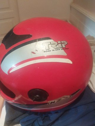Casco Integral Vintage NZI Rojo
