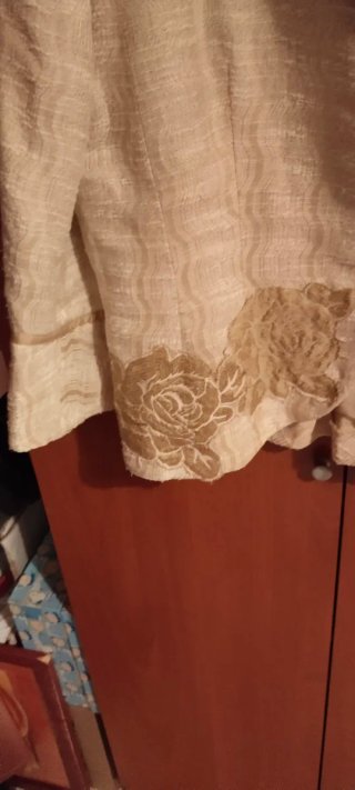 Chaqueta D'orsay Beige Talla 46