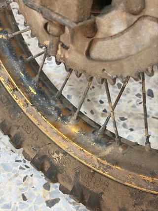 Basculante moto rieju RR am6 completo
