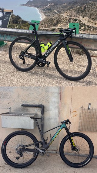 Bicicleta Orbea Orca y Scott Spark WC