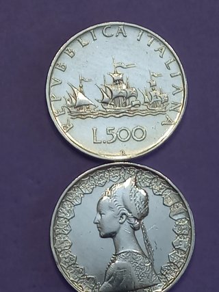 Moneda Italiana L.500
