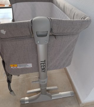 Mini Cuna Colecho Gris
