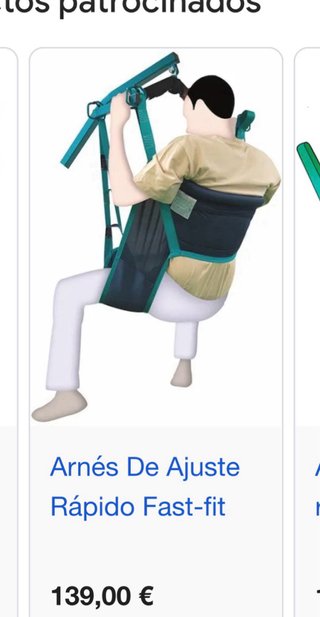 Arnés de traslado para grúa