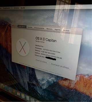 MacBook Pro 2009 Plata + cargador nuevo + raton