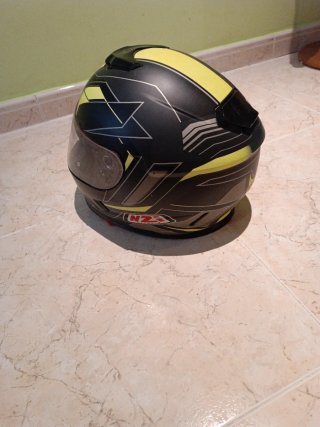 Casco Moto NZI Talla L Negro/Amarillo