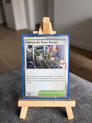 Carta Estadio Fábrica del Team Rocket con sello