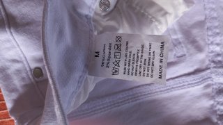 Pantalón mujer blanco ajustado elástico