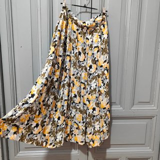 Falda larga floral verano talla única