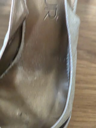 Zapatos de fiesta plateados talla 38