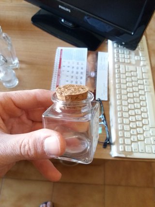 bottigliette in vetro 8 pezzi