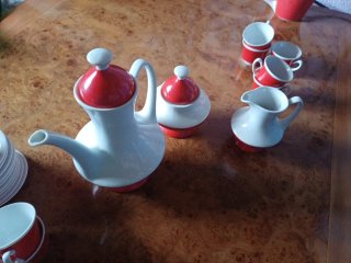 Juego de café de cerámica Silvestre