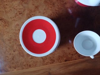 Juego de café de cerámica Silvestre