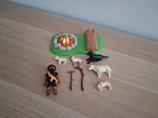 Playmobil Pastor con Ovejas y Perro