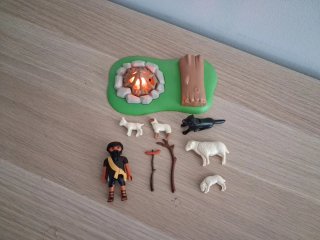 Playmobil Pastor con Ovejas y Perro