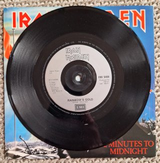 1984 UK Iron Maiden 2 Minutes to Midnight 7"