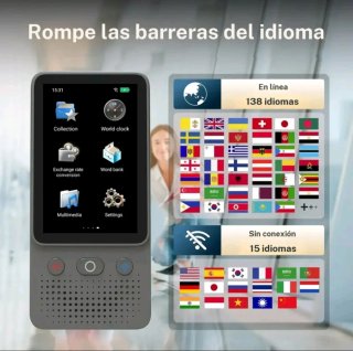Traductor de voz AI pantalla táctil