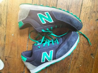 Zapatillas New Balance Azul y Verde original