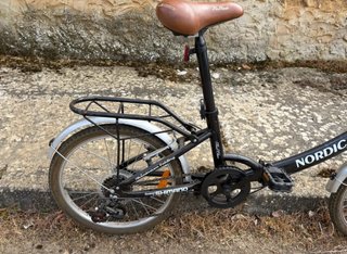 Bici Plegable NORDIC BIKE Negra