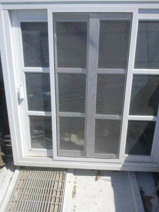Ventana aluminio blanca 1,25x1,25