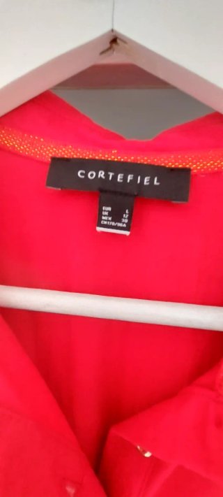Vestido Cortefiel Rojo Midi