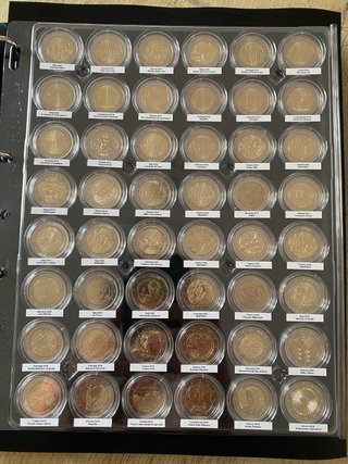 Lote 300 Monedas 2 Euros Colección