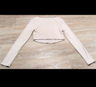 Crop top corsé beige Shein talla S