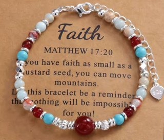 Pulsera piedras naturales y plata