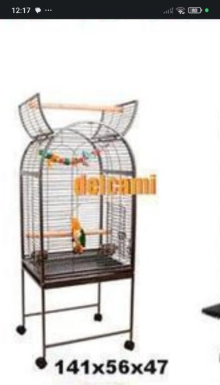 Jaula grande para loros y pájaros