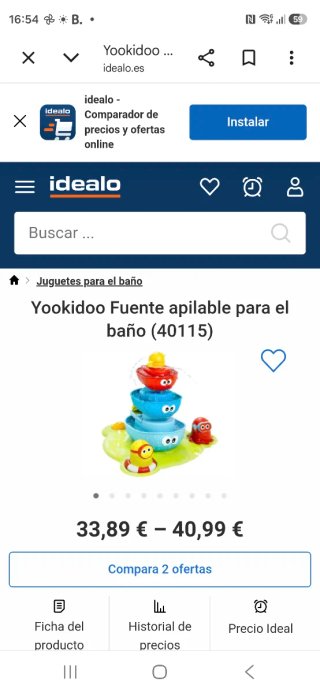Yookidoo Fuente para Baño Juguete