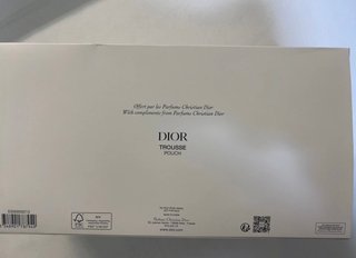 Neceser Dior azul y marrón
