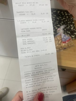 Lavadora Miele W1 8kg