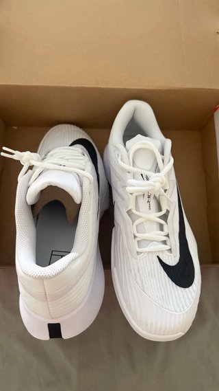 Zapatillas Nike Vapor Tenis Blancas Negras