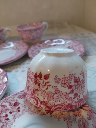 12 Tazas de Café La Cartuja de Sevilla.